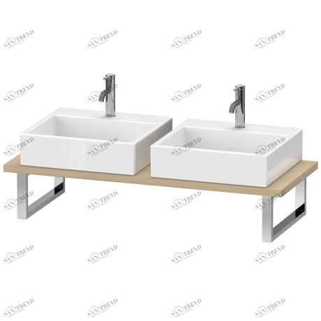 XV107C07171 Консоль для накладных раковин и встраиваемых умывальников, Толщина консоли 30 мм Серии/XViu #XV107C 550 мм Средиземноморский дуб Duravit