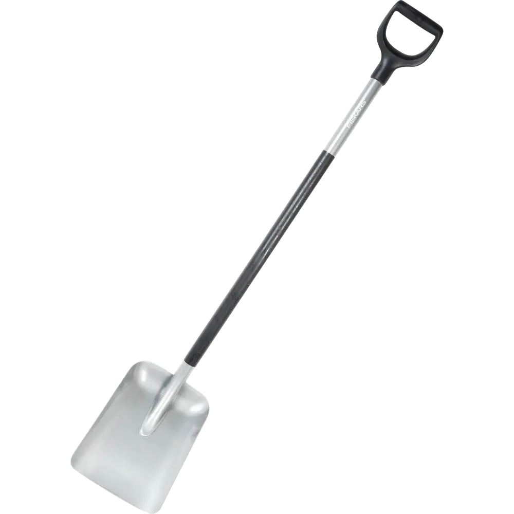 Лопата совковая Fiskars Solid Prof 129 см сталь, с черенком STLM-2187959