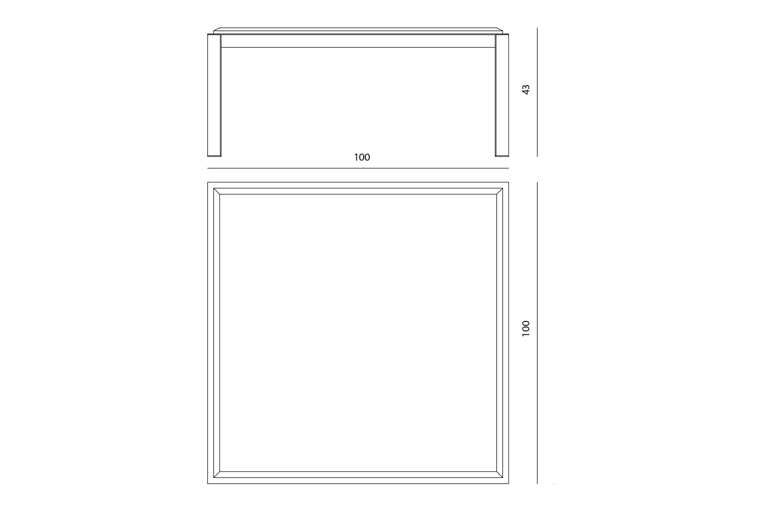 Horizon Flat Низкий стол Visionnaire  - Вид №3