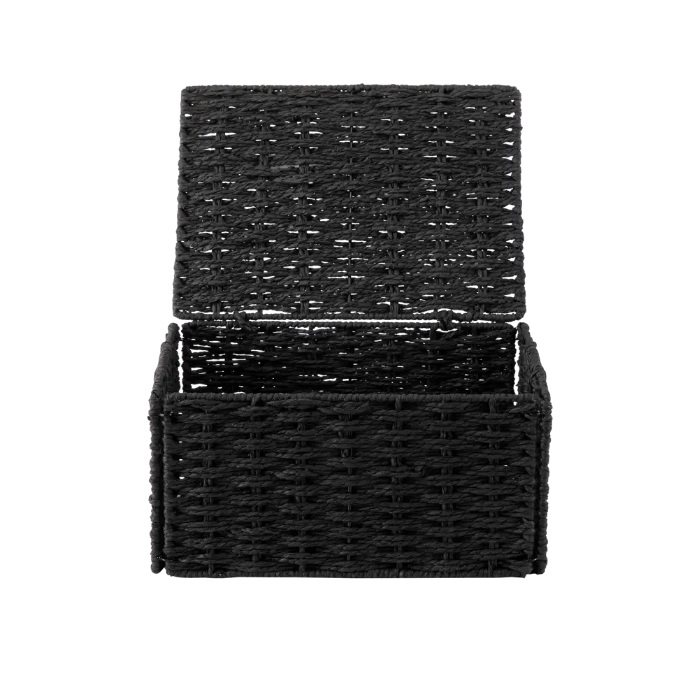 Корзина с кр 18X15X30 см черная Konsensa STLM-2138601 - Вид №6