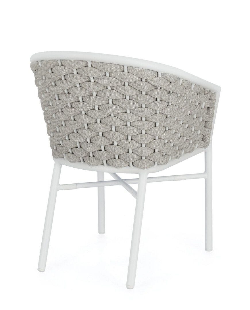 Веревочный штабелируемый садовый стул с подлокотниками BIZZOTTO MARGALIDA ARCH-00005680 - Вид №9