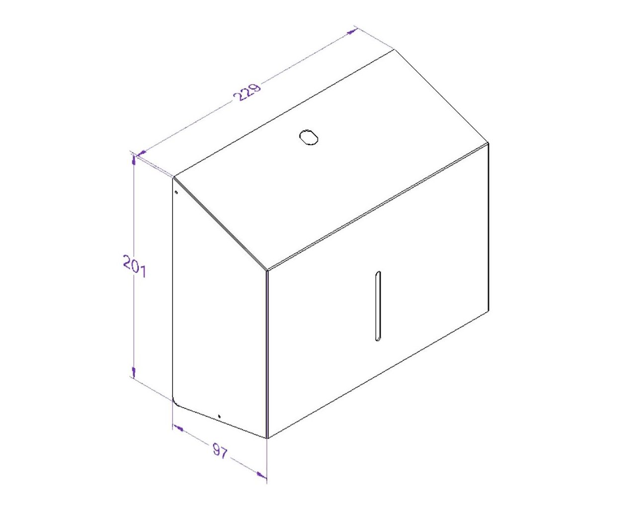 ASC206 Складной полотенцесушитель STELLA SLIM BLACK LINE MINI, черный Merida  - Вид №2