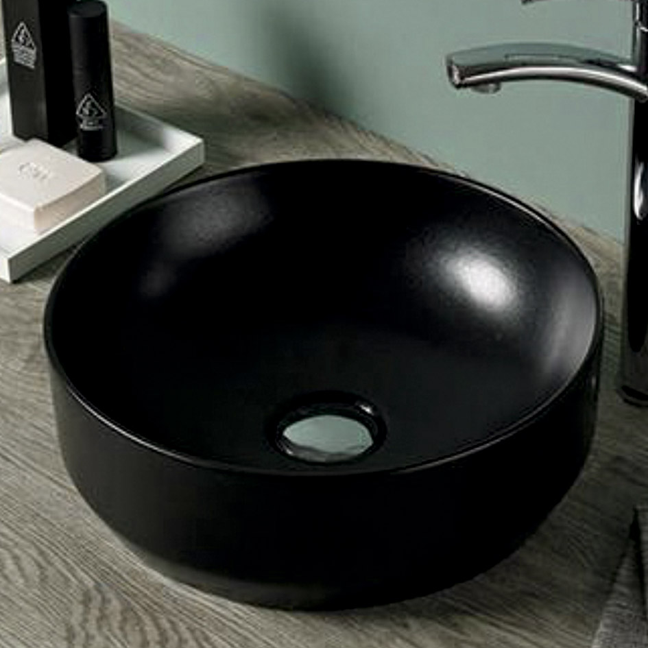 Накладная раковина melana mln-7078dmb (матовая черная) 7078DMB-805 - Вид №2