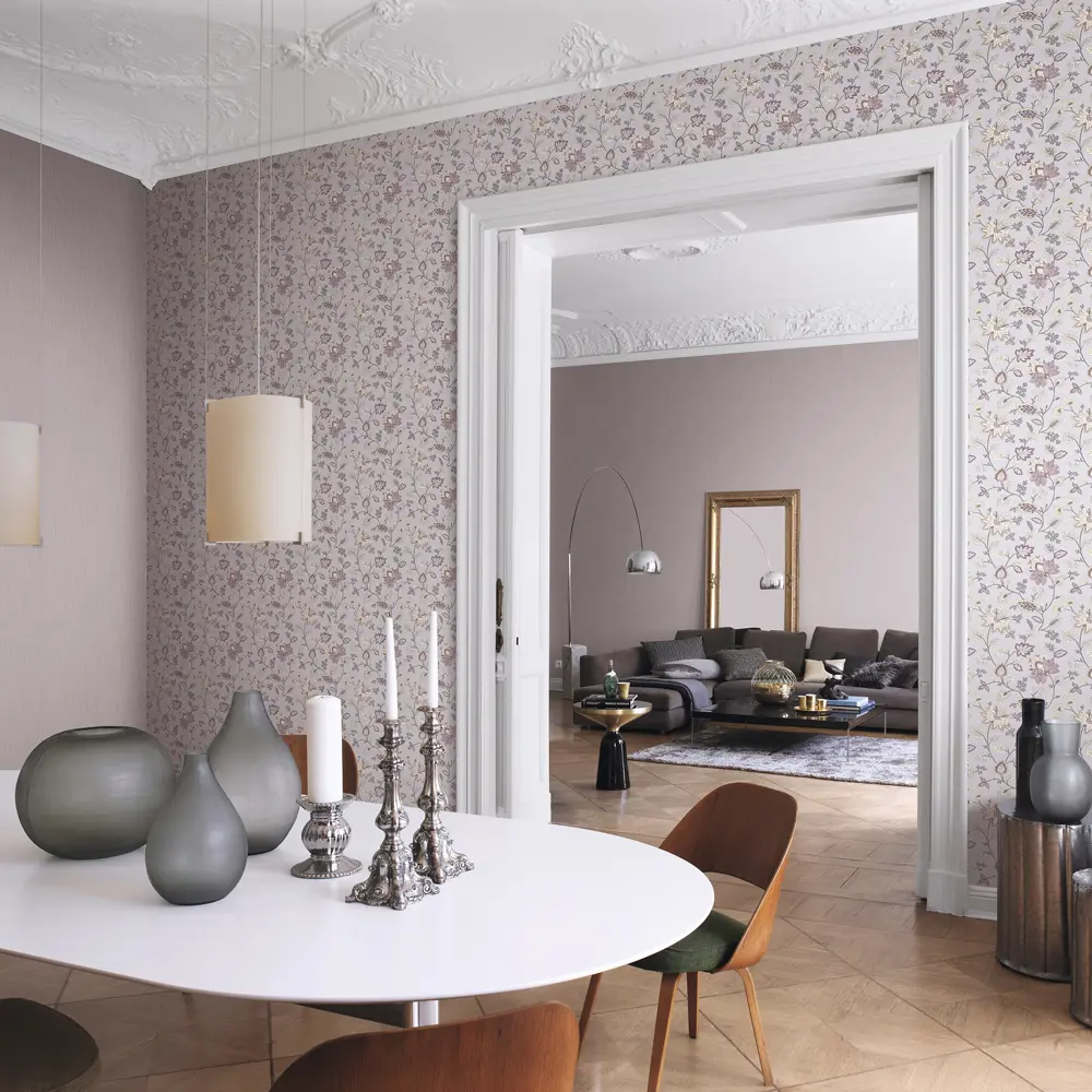 Обои флизелиновые Rasch Art Nouveau сиреневые 1.06 м RA958232 82473420 STLM-2041963 - Вид №3