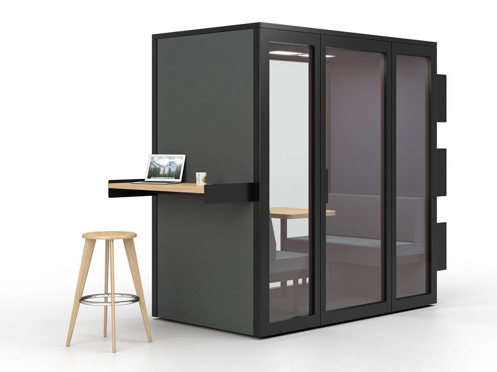 Многосторонняя акустическая офисная кабина со встроенным освещением VITRA TALKY X VITRA EDITION ARCH-00151852 - Вид №1