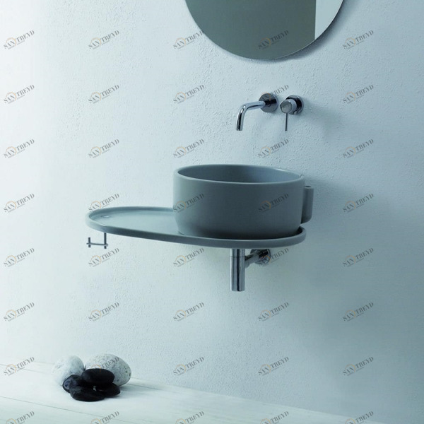 08UK03 Накладная раковина на столешницу  овальная Olympia Ceramica 