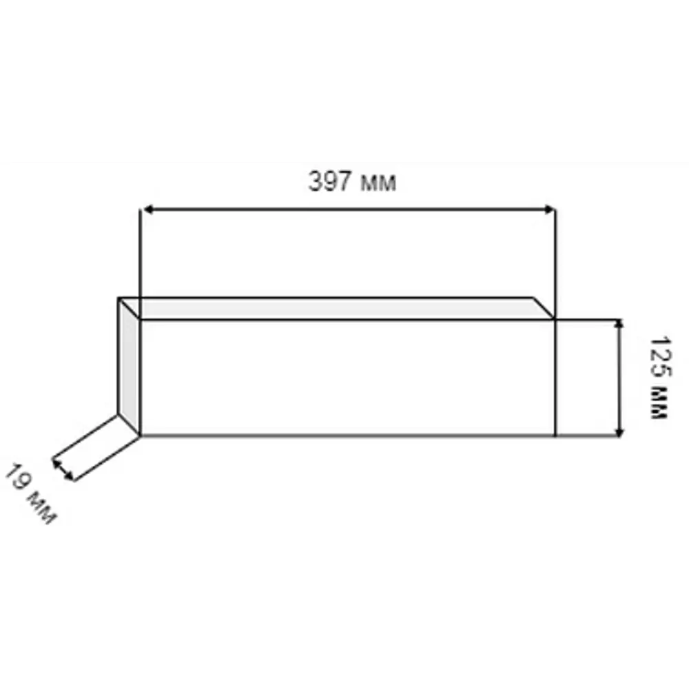Фасад для кухонного ящика KONSENSA Оксфорд 40x13 см белый МДФ 89366042 STLM-1564567 - Вид №6