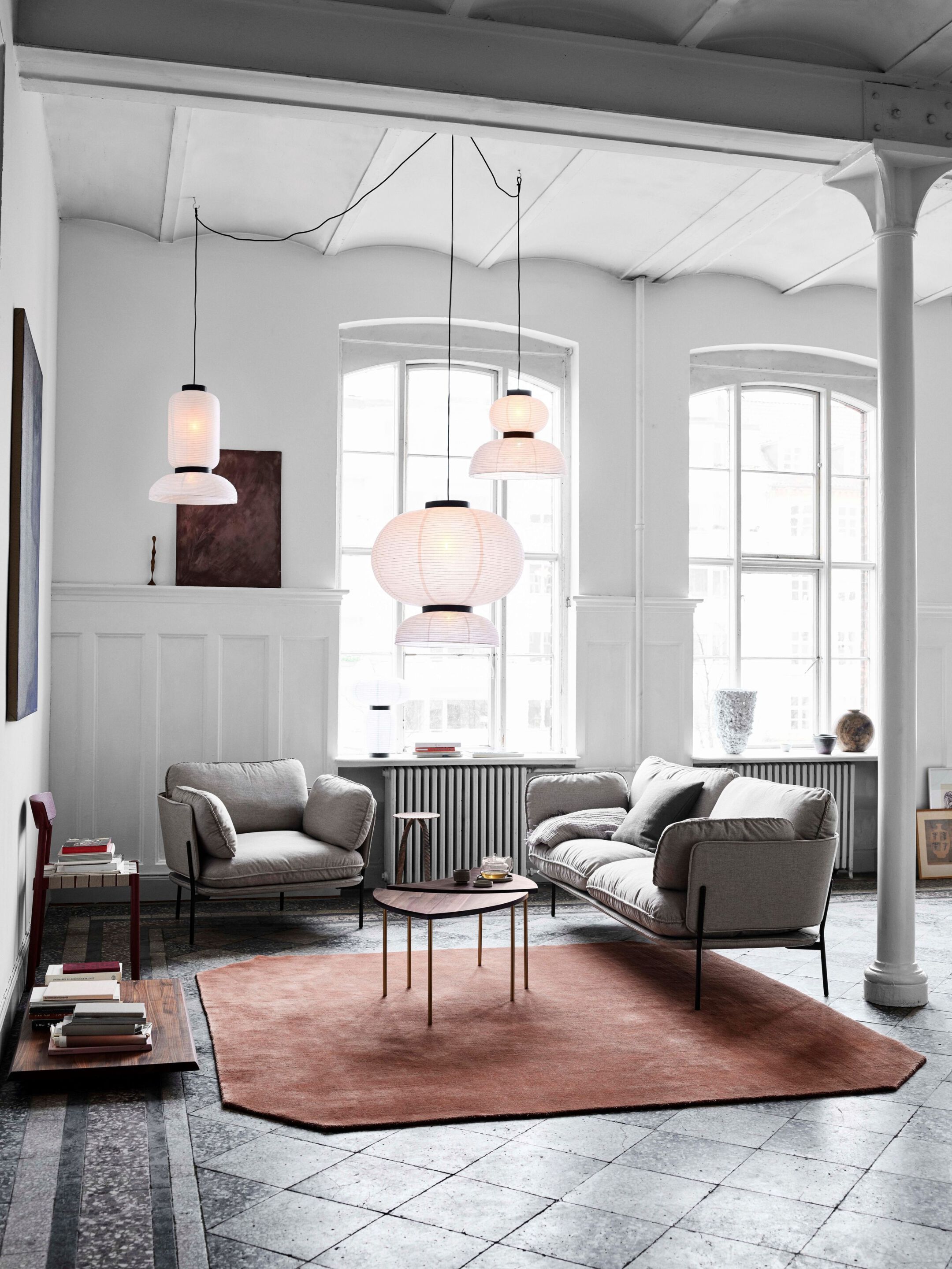 Рисовая бумага подвесной светильник In Stock &amp ARCH-00141925 - Вид №6