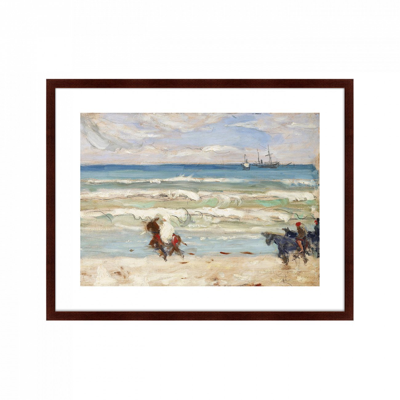Картина: Beach scene, Tangier, 1906г. КАРТИНЫ В КВАРТИРУ  264234 Разноцветный  - Вид №1