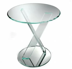 Reflex Круглый стеклянный журнальный столик