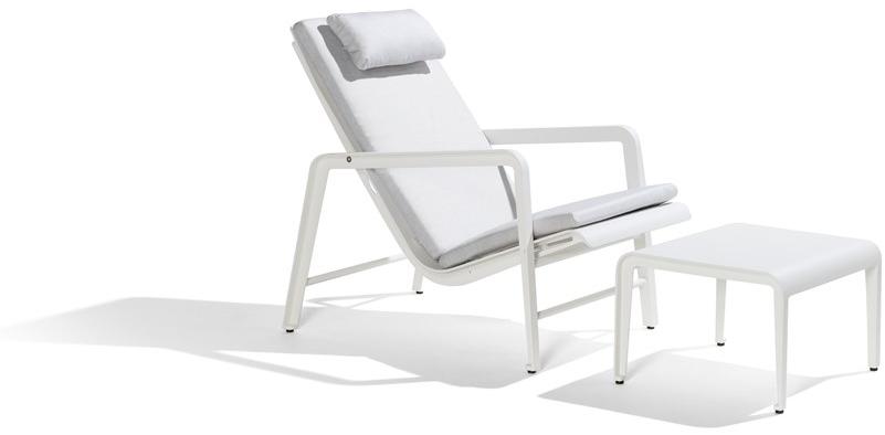 TRIBÙ Лежащий алюминиевый шезлонг Mirthe 07412 - Вид №2