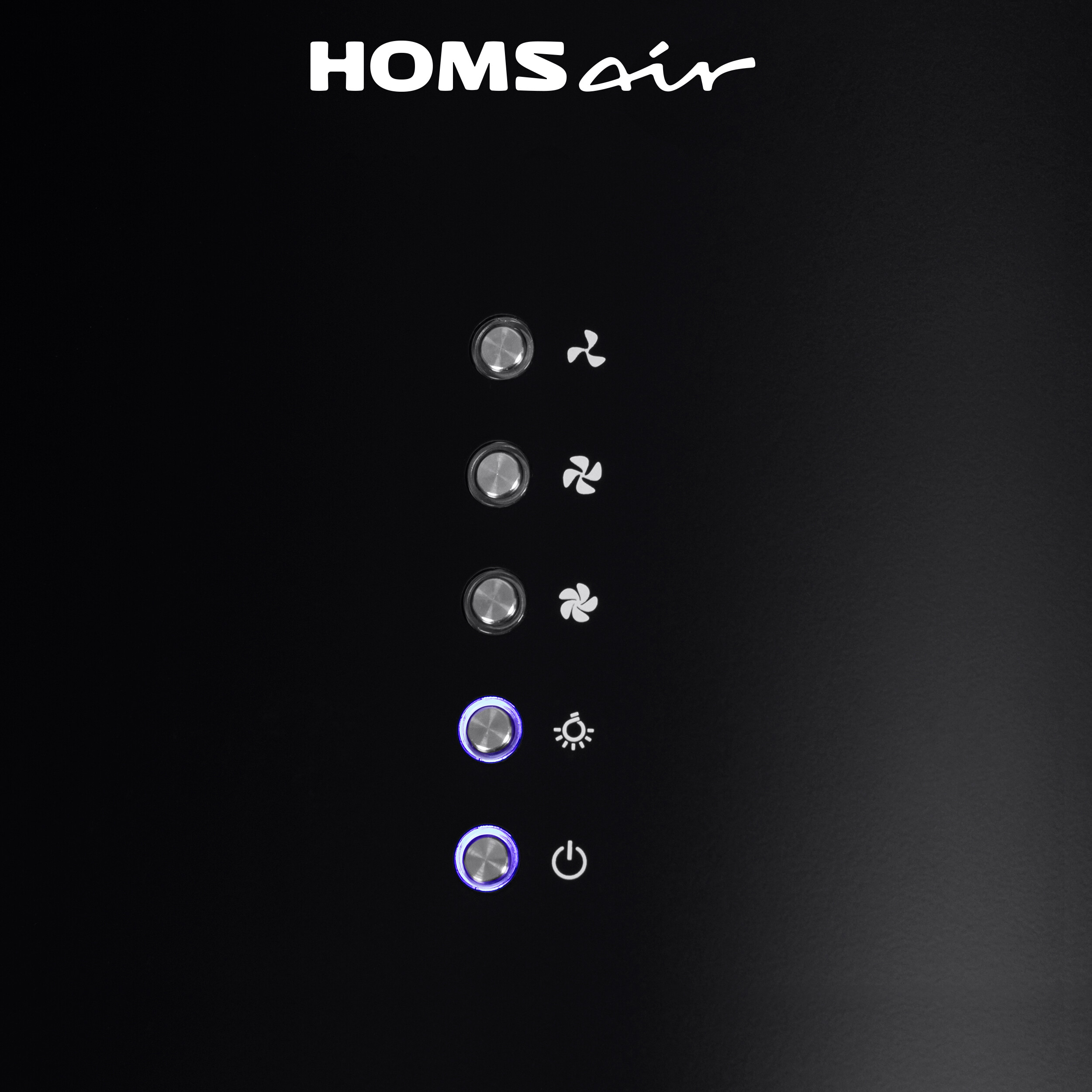 8199368 Вытяжка пристенная HOMSair ART 1050WL 35 черный STDN-0037215 - Вид №1