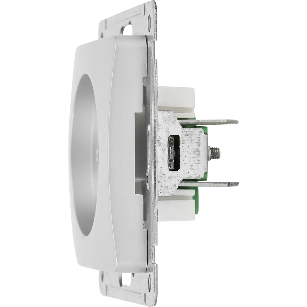 Розетка встраиваемая Hegel Мастер цвет серебро STLM-2197462 - Вид №4