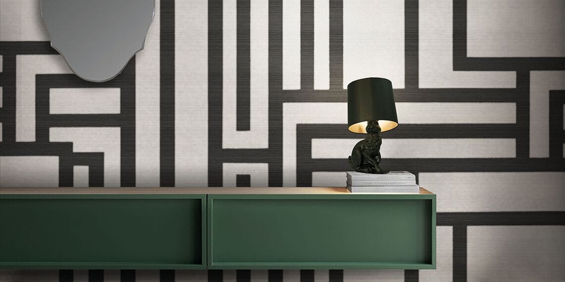 Обои с рисунком N.O.W. Edizioni BLACK & WHITE / LABYRINTH ARCH-00020648 - Вид №1