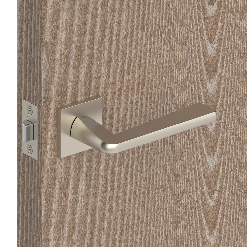 Дверная ручка Armadillo Torso USS без запирания ЦАМ гальваническое покрытие цвет матовый никель STLM-2138585 - Вид №3