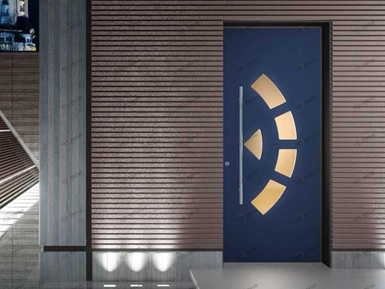 COCIF Бронированная входная дверь для улицы со стеклянными панелями Vitrum sun-id-1492481