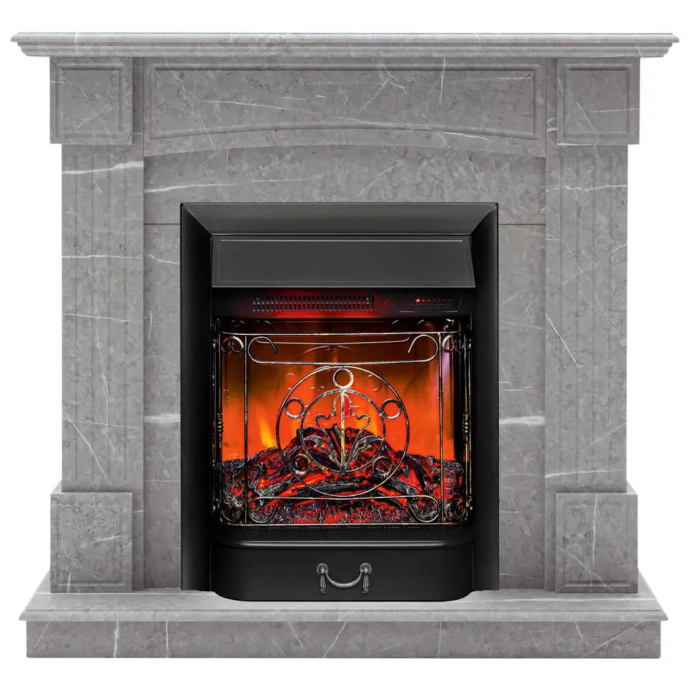 Обрамление REALFLAME Andrea для электрического камина серое 89231571 STLM-1574738 - Вид №2