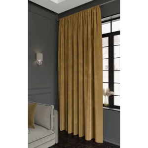 Штора MIAMOZA Silky охра 200x280 см с ленточным креплением 89427088