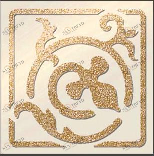 Декор Брест беж-шампань 60х60 Керамика Будущего sun-id-325006