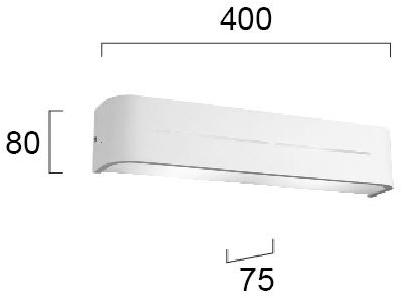 Terzo Light Настенный светильник прямого и отраженного света из алюминия Terry V41041  - Вид №3