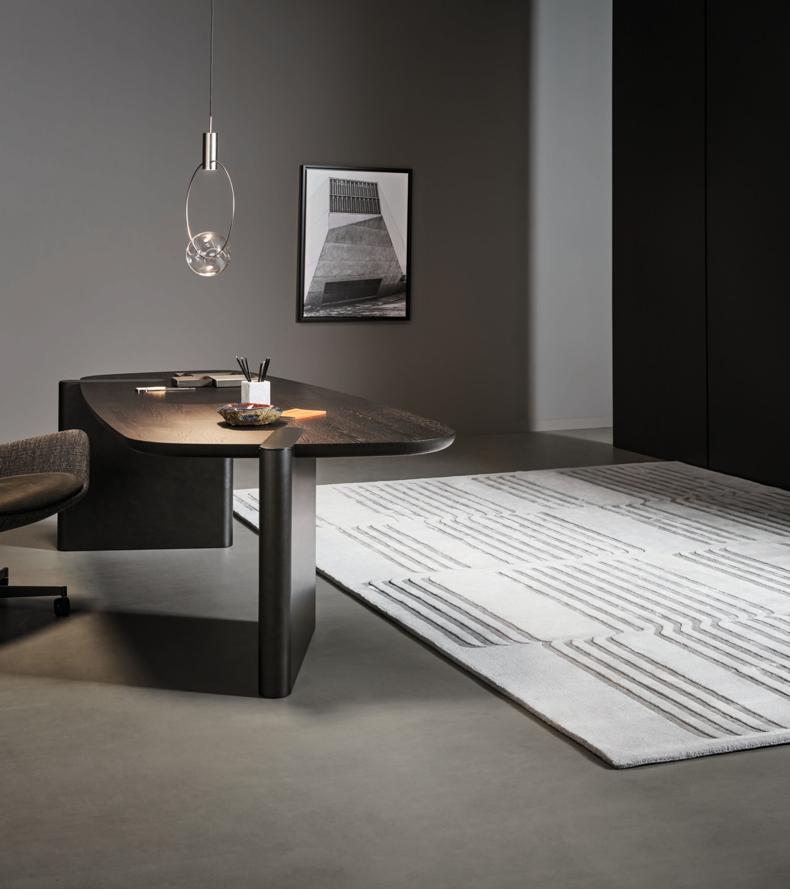 Прямоугольный однотонный ковер BONALDO TANGERI ARCH-00019434