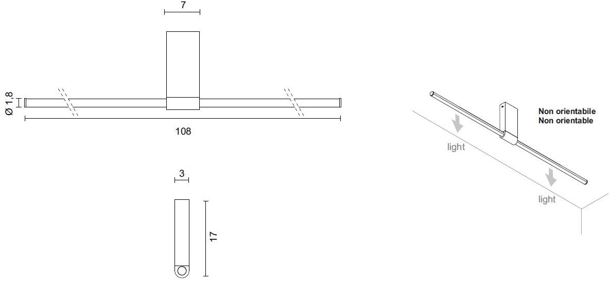 EGOLUCE Алюминиевый светодиодный потолочный светильник Lancia 5567 / 5568  - Вид №4