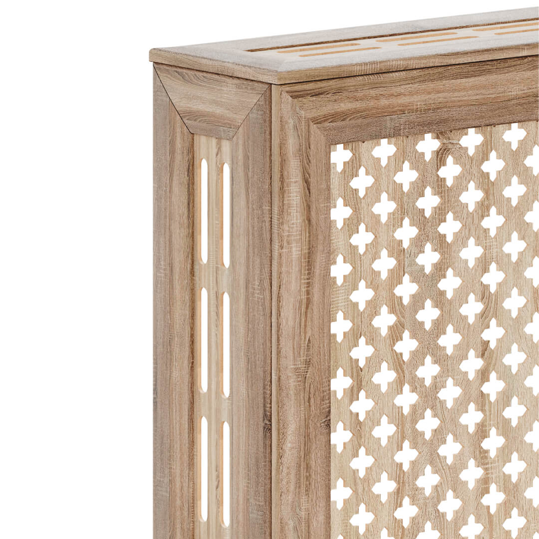 Экран для радиатора 150х60 см Готико дуб винтаж STELLA Standart STSR-1105