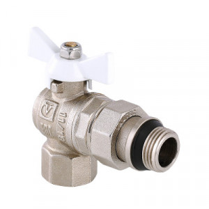 VT.228.NRW.05 Кран шаровой VALTEC BASE угловой с полусгоном и дополнительным уплотнением Valtec 3/4"