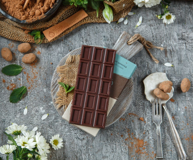 5997 Шоколад с морской солью 70% Вкусляндия  - Вид №1