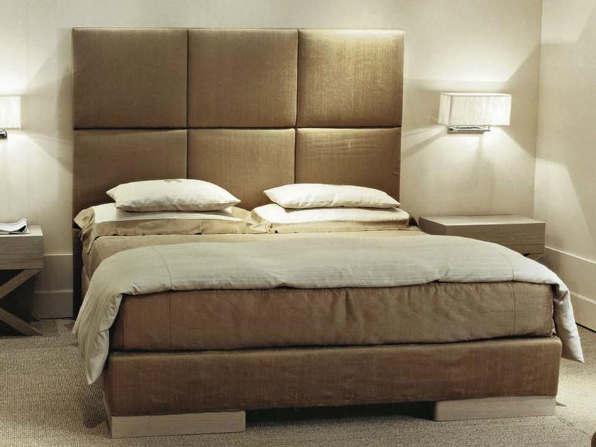 SOFTHOUSE Двуспальная кровать из ткани с высоким изголовьем Fumodilondra sun-id-1510307 - Вид №1