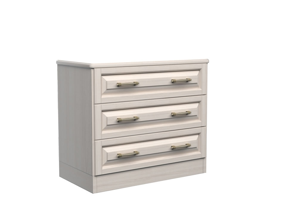 Комод белый с 4 ящиками "Эдем" DREAMLINE КОМОДЫ "ЭДЕМ" 163286 Молочный;слоновая кость  - Вид №1