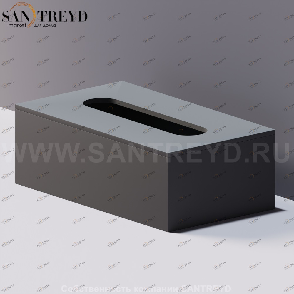 Agape PUZZLE Держатель для салфеток серый ALEG532GR