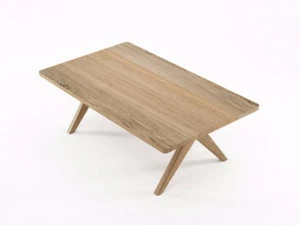 KARPENTER Прямоугольный журнальный столик из дуба Tribute Tb02-o