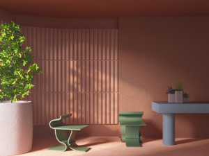 Трехмерное гипсовое покрытие