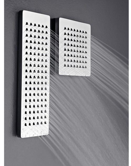 ZAZZERI Горизонтальная настенная лейка душа с откидным краем Qquadro sun-id-1473102 - Вид №3