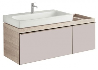 123590000 Подвесная раковина настенная прямоугольная Keramag  - Вид №3