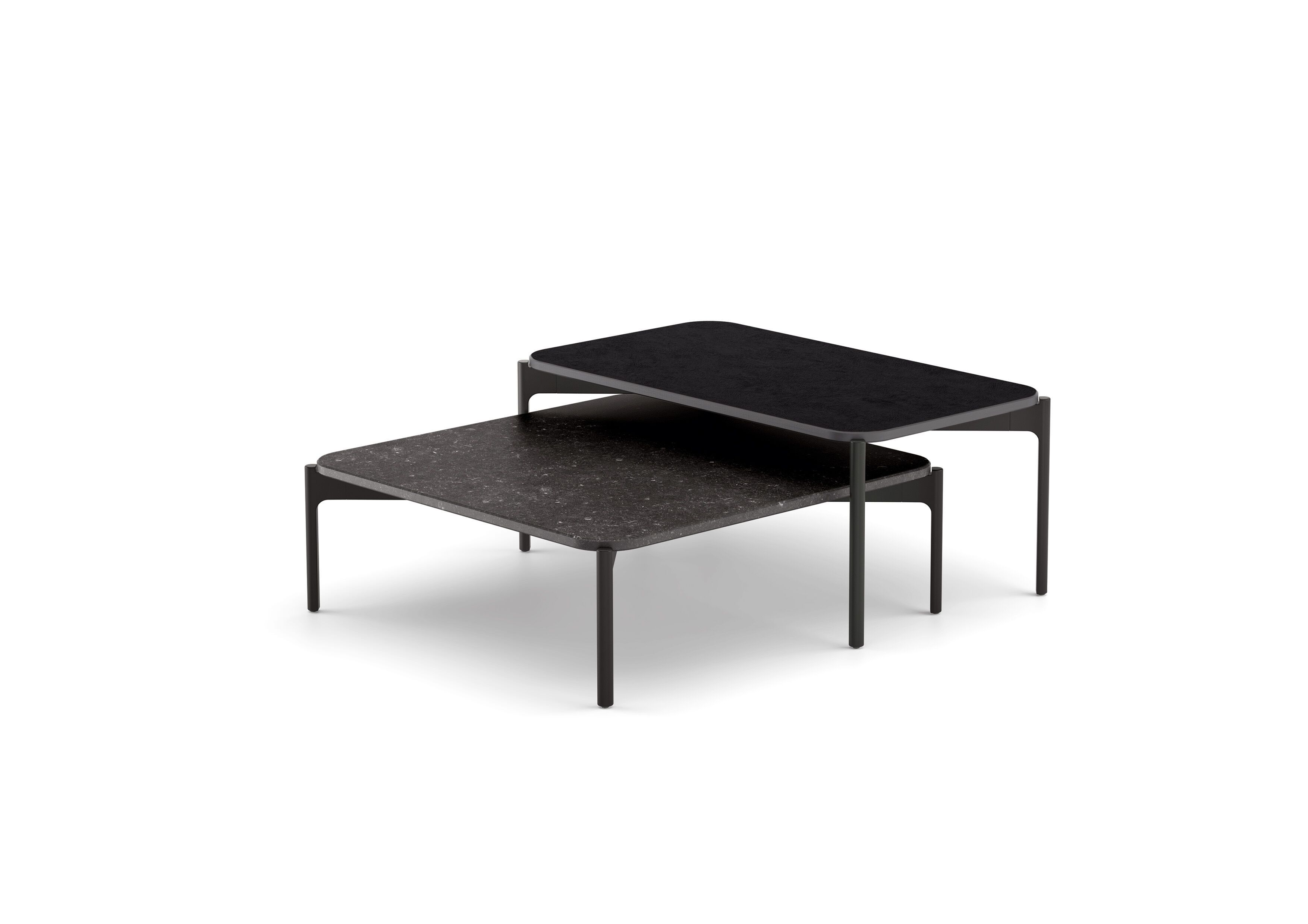 Алюминиевый прямоугольный садовый столик с порошковым покрытием с керамическим материалом DEDON IZON ARCH-00042396 - Вид №7