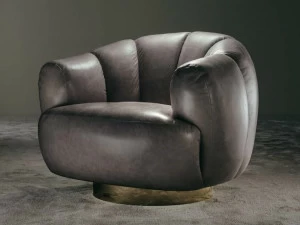 GIOPAGANI Кожаное кресло с подлокотниками Senza fine