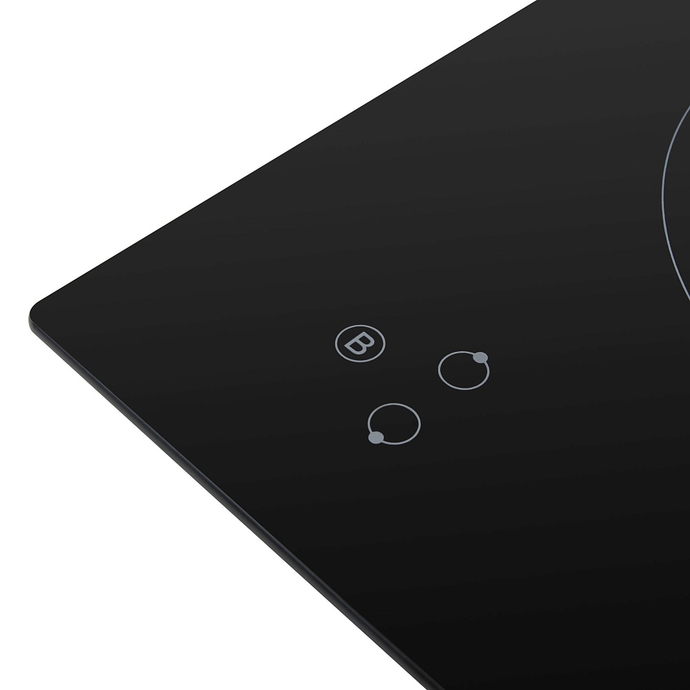 EVI.292-BK Электрическая индукционная панель / домино, • тип: электрическая 30 см • тип установки: независимая • управление: фронтальное, сенсорное • нагревательный элемент: индукция, 2шт • мощность конфорок, вт: 1 2 0 0 /1 5 0 0 (бустер), 1 5 0 0 /2 0 0 Santreyd  - Вид №3