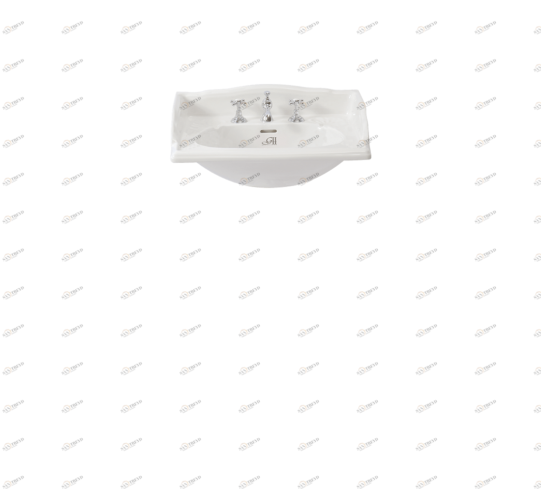 Gentry Home Таз большой белый Victorian Белый GH102637