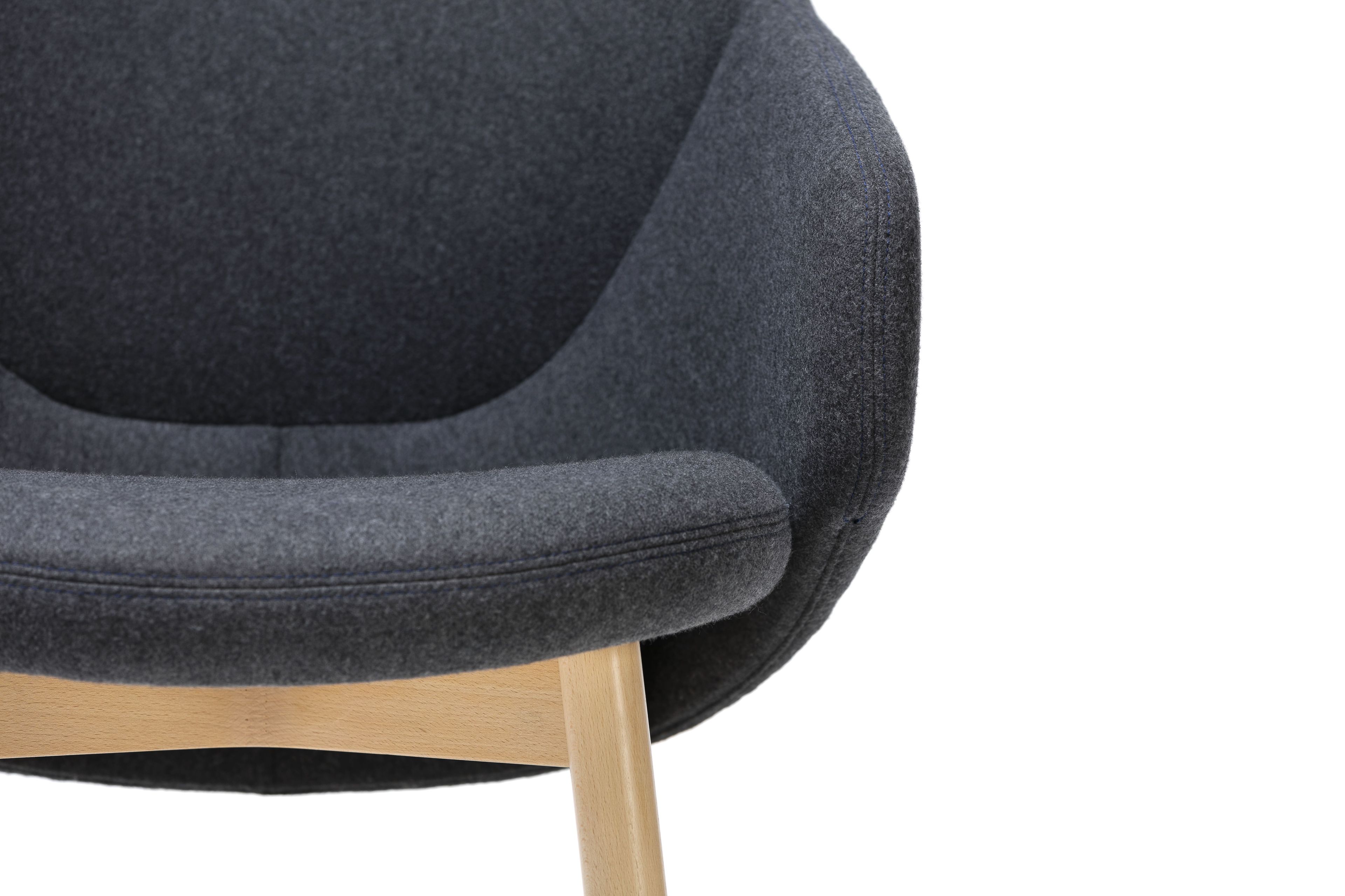 Тканевое кресло с подлокотниками TON Albu ARCH-00048826 - Вид №6