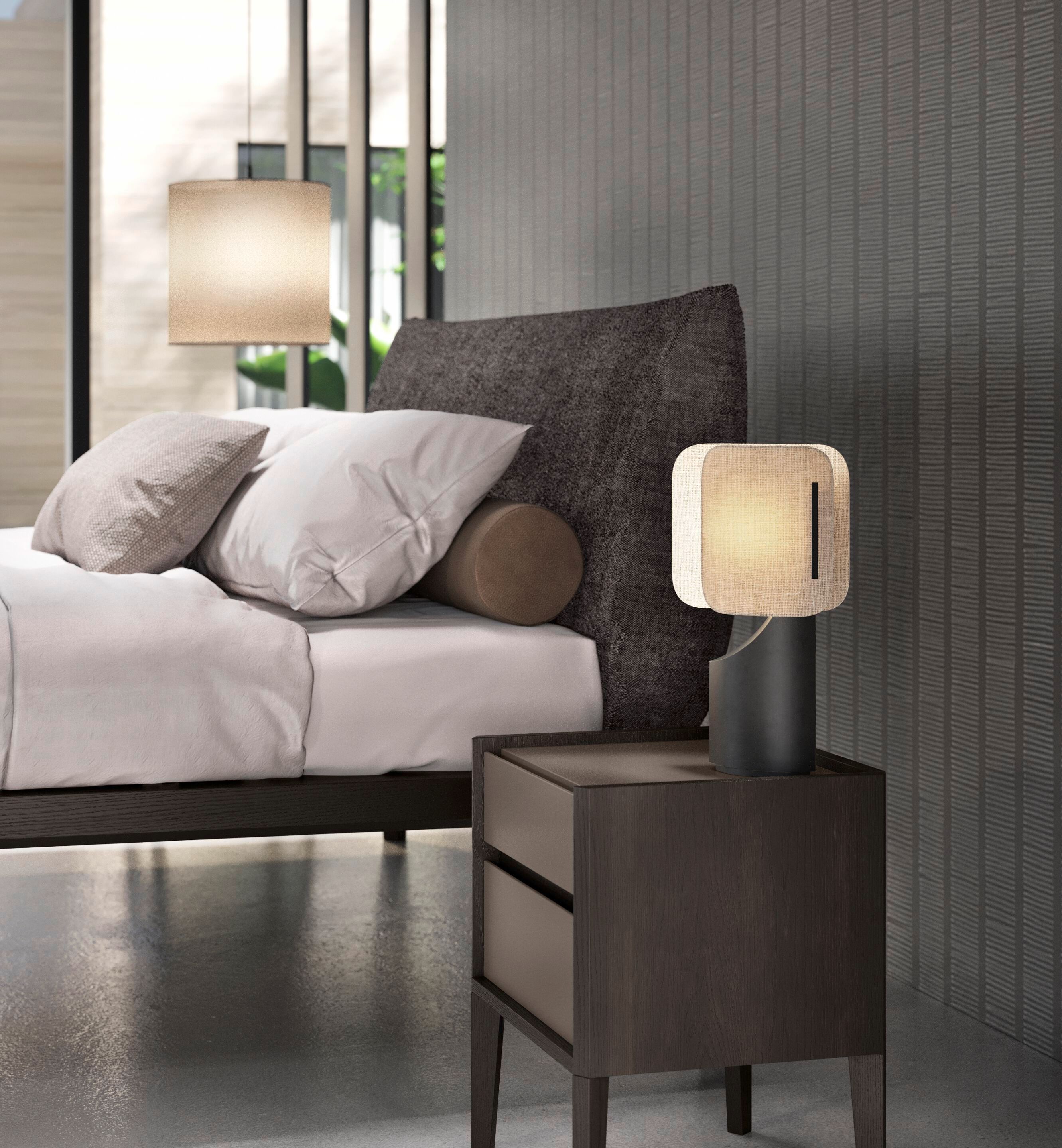 Двуспальная кровать с мягким изголовьем Olivieri ARCH-00130343 - Вид №2