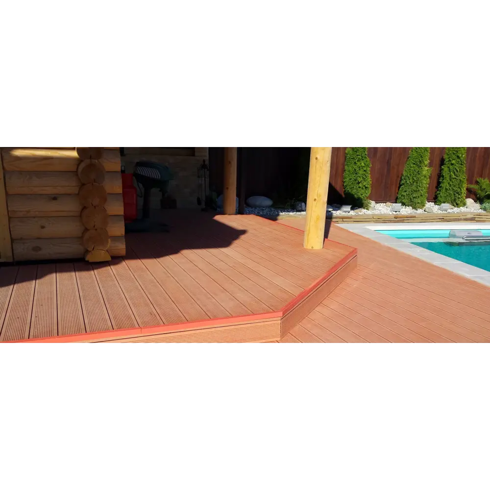 Террасная доска ДПК MultiDeck цвет Бордо 3000x140x22 мм. Вельвет 0.42 м² 85473645 STLM-2088642 МУЛЬТИДЕК  - Вид №13