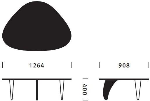 Herman Miller Журнальный столик из дерева sun-id-1380241 - Вид №7