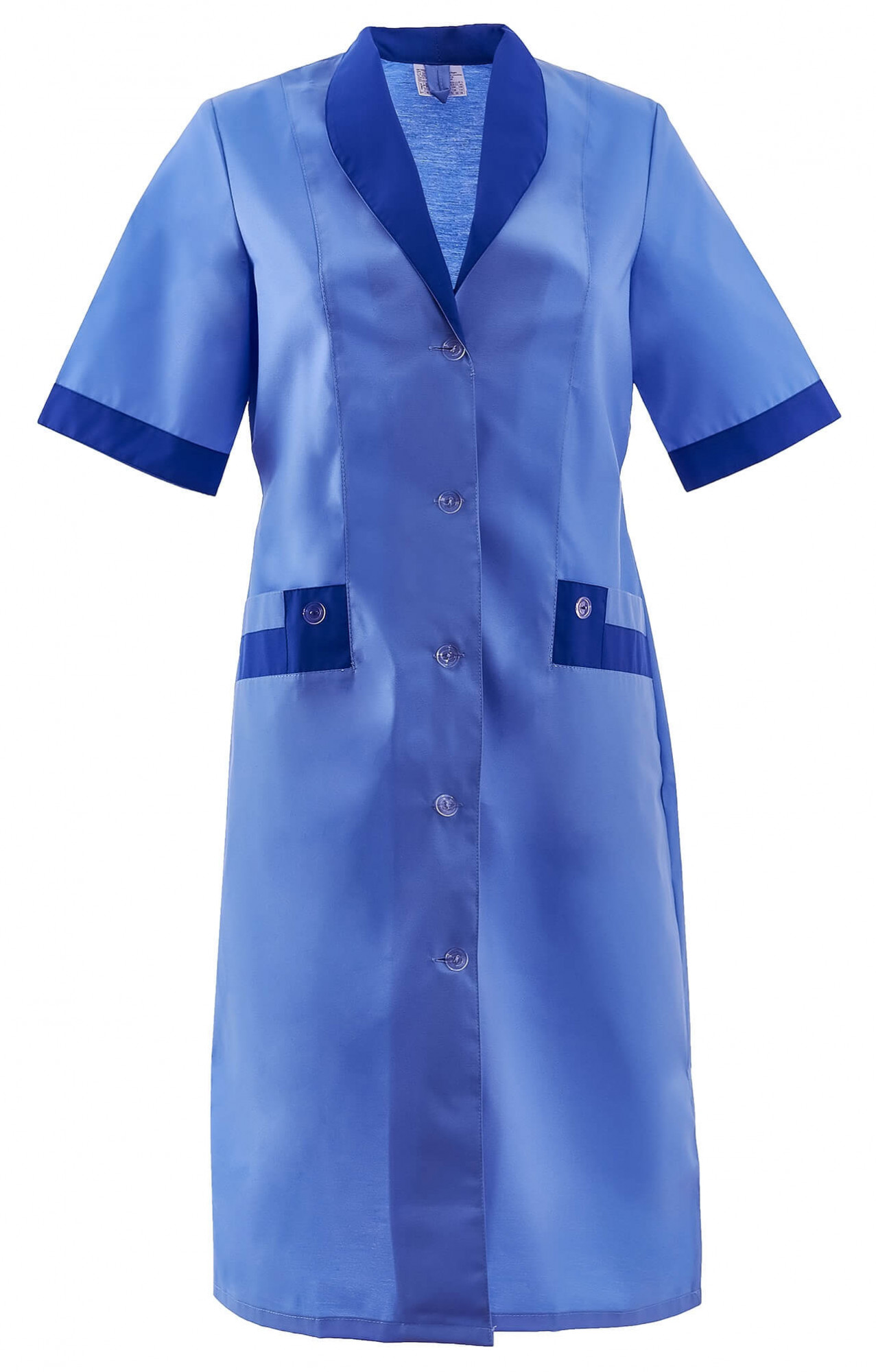 61746 Халат "Радуга" короткий рукав  Одежда для обслуживающего персонала  размер 48 Спецодежда 