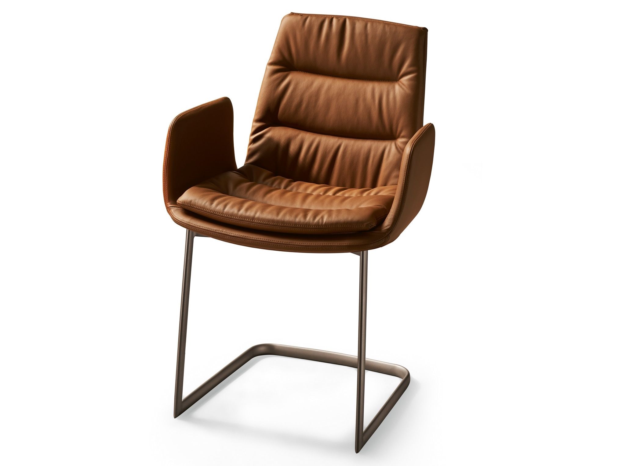 Кожаный консольный стул с подлокотниками EFORMA Леди ARCH-00135824 - Вид №1