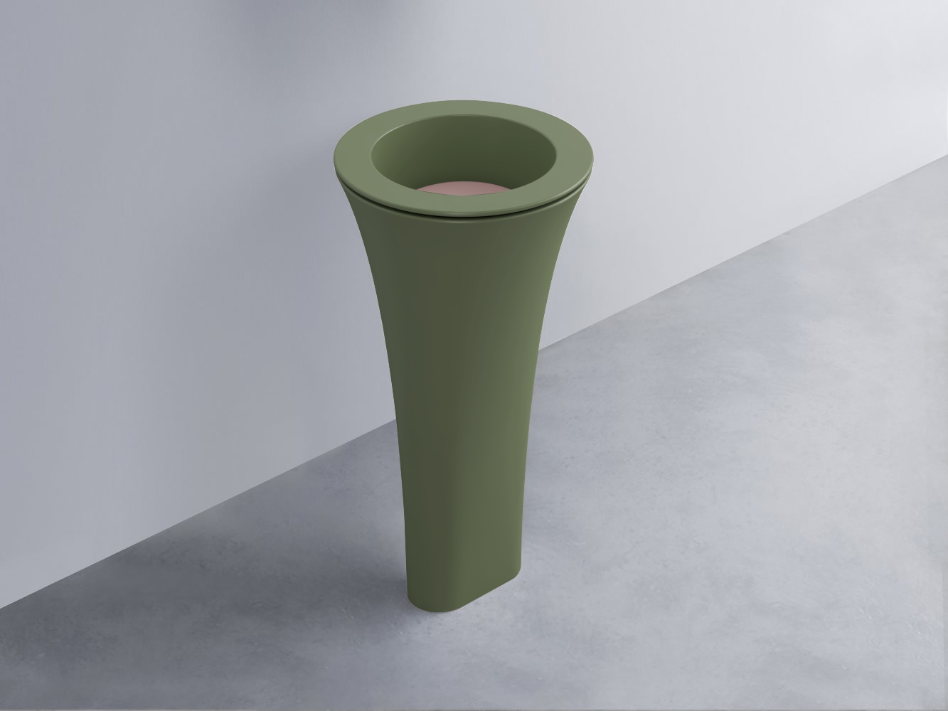AMLA45-AG+AMPILT-CP+AMCOLT-AG Раковина Amedeo Tondo отдельностоящая cielo Enjoy + Amedeo Ceramica Cielo