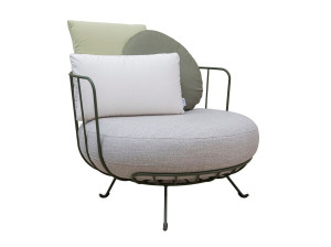 Стальной садовый стул