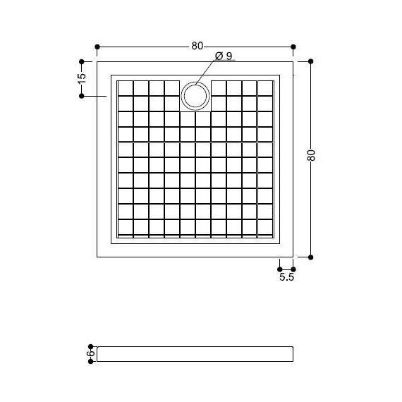 5110007 Thaj Collection душевой поддон с сифоном AXA AXA ONE 42897 - Вид №1