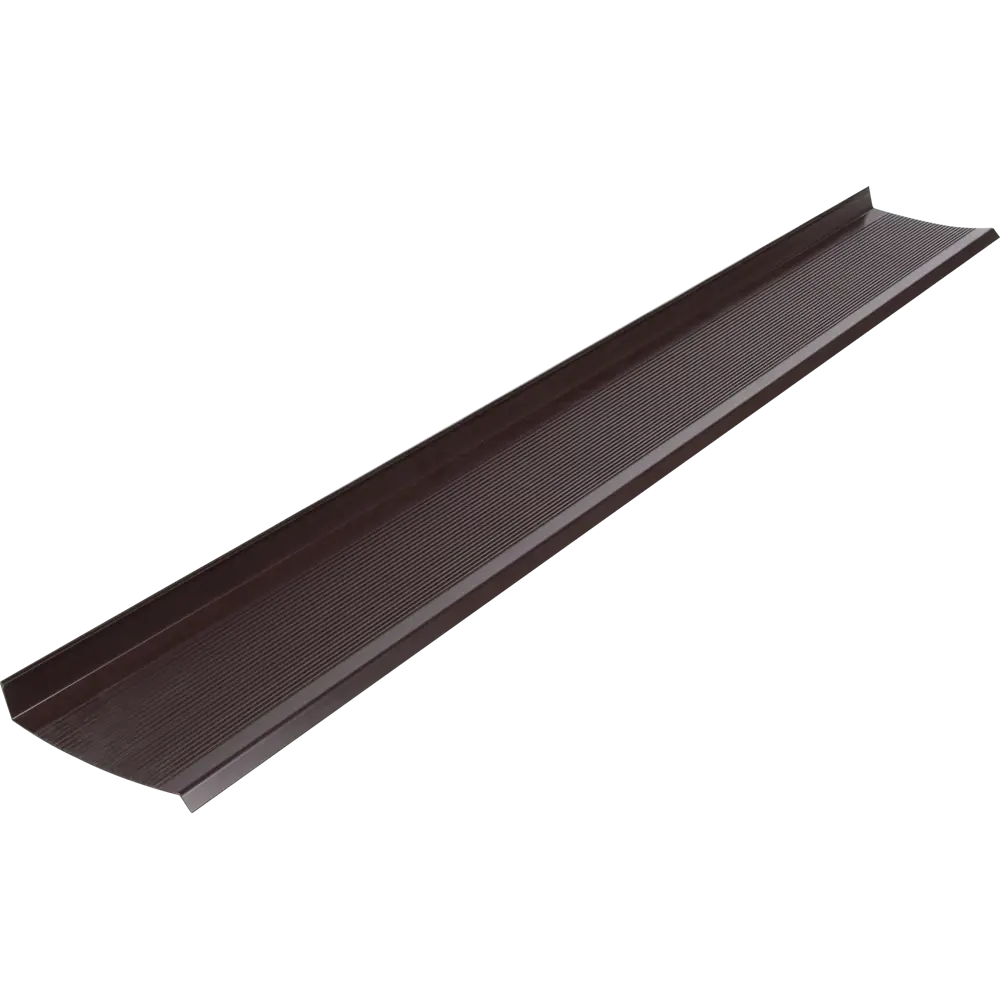 Отлив ПВХ 3000x150 мм коричневый FINEBER STLM-2157917 - Вид №1